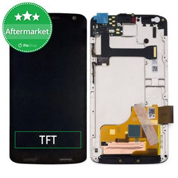 Motorola Moto X Force XT1581 - LCD Displej + Dotykové Sklo + Rám (Black) TFT