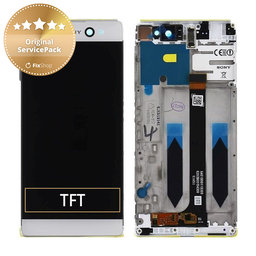 Sony Xperia XA Ultra F3211 - LCD Displej + Dotykové Sklo + Rám (White) - A/8CS-59290-0002, A/8CS-59290-0005 Genuine Service Pack