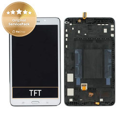 Samsung Galaxy Tab 4 7.0 T230 - LCD Displej + Dotykové Sklo + Rám (White) - GH97-15864B Genuine Service Pack