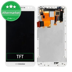 Motorola Moto X Style XT1572 - LCD Displej + Dotykové Sklo + Rám (White) TFT