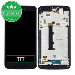 Motorola Moto C XT1754 - LCD Displej + Dotykové Sklo + Rám (Gray) TFT