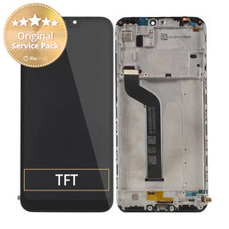 Xiaomi Mi A2 Lite (Redmi 6 Pro) - LCD Displej + Dotykové Sklo + Rám (Black) - 560610035033 Genuine Service Pack