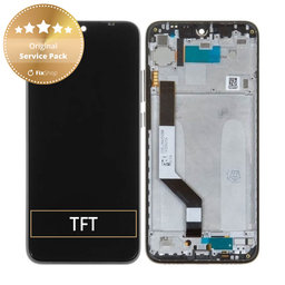 Xiaomi Redmi Note 7 - LCD Displej + Dotykové Sklo + Rám (Space Black) - 5606100920C7, 560610100033, 560610125033 Genuine Service Pack