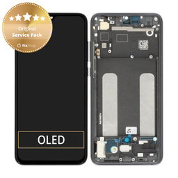 Xiaomi Mi 9 Lite - LCD Displej + Dotykové Sklo + Rám (Onyx Grey) - 560610118033, 5600030F3B00 Genuine Service Pack