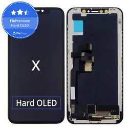 Apple iPhone X - LCD Displej + Dotykové Sklo + Rám Hard OLED FixPremium