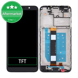 Motorola Moto E6 Play - LCD Displej + Dotykové Sklo + Rám (Black) TFT