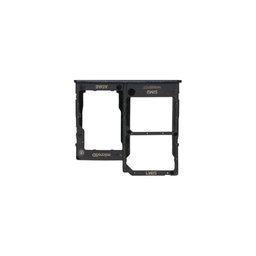 Samsung Galaxy A41 A415F - SIM + SD Slot (Prism Crush Black) - GH98-45275A Genuine Service Pack