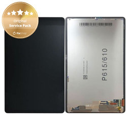 Samsung Galaxy Tab S6 Lite P610, P615 - LCD Displej + Dotykové Sklo (Oxford Gray) - GH82-22896A Genuine Service Pack