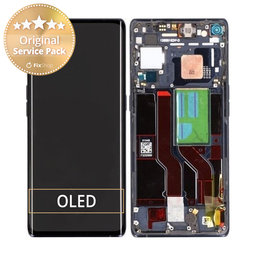 Oppo Find X3 Neo - LCD Displej + Dotykové Sklo + Rám (Starling Black) - 4906179 Genuine Service Pack