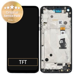 Motorola Moto G Pro - LCD Displej + Dotykové Sklo + Rám (Mystic Indigo) - 5D18C16909 Genuine Service Pack