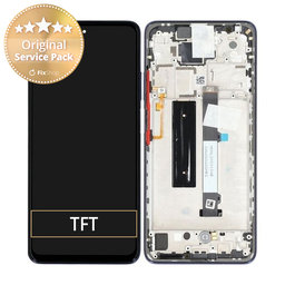 Xiaomi Mi 10T Lite 5G - LCD Displej + Dotykové Sklo + Rám (Atlantic Blue) - 5600030J1700, 5600090J1700 Genuine Service Pack