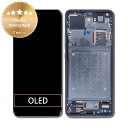 Xiaomi Mi 11 Ultra - LCD Displej + Dotykové Sklo + Rám (Ceramic Black) - 56000300K100 Genuine Service Pack