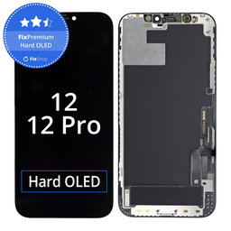 Apple iPhone 12, 12 Pro - LCD Displej + Dotykové Sklo + Rám Hard OLED FixPremium