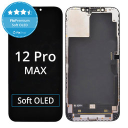 Apple iPhone 12 Pro Max - LCD Displej + Dotykové Sklo + Rám Soft OLED FixPremium