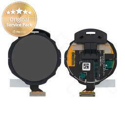 Samsung Galaxy Watch 4 Classic 46mm R895 - LCD Displej + Dotykové Sklo + Rám (Black) - GH96-14426A Genuine Service Pack