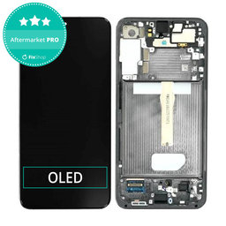 Samsung Galaxy S22 Plus S906B - LCD Displej + Dotykové Sklo + Rám (Phantom Black) OLED