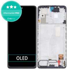 Xiaomi Redmi Note 10 Pro - LCD Displej + Dotykové Sklo + Rám (Black) OLED