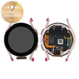 Samsung Galaxy Watch 5 40mm R900 - LCD Displej + Dotykové Sklo + Rám (Pink Gold) - GH82-30040D Genuine Service Pack