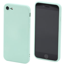 FixPremium - Silikónové Puzdro pre iPhone 7, 8, SE 2020 a SE 2022, light cyan