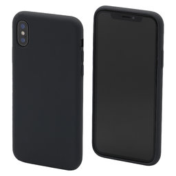 FixPremium - Silikónové Puzdro pre iPhone X a XS, space gray