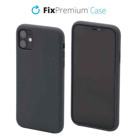 FixPremium - Silikónové Puzdro pre iPhone 11, space gray