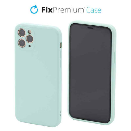 FixPremium - Silikónové Puzdro pre iPhone 11 Pro, light cyan