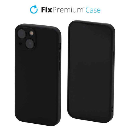 FixPremium - Silikónové Puzdro pre iPhone 13 mini, čierna