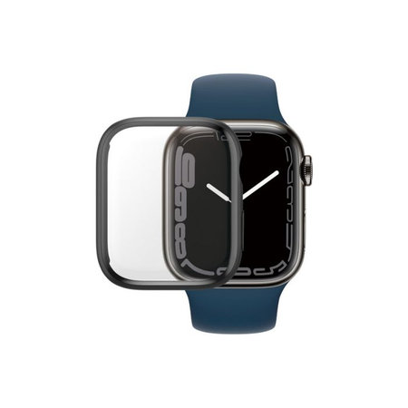 PanzerGlass - Tvrdené Sklo Full Body AB pre Apple Watch 7, 8 a 9 45mm, čierna