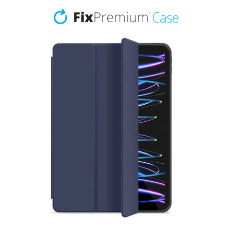 FixPremium - Zatváracie Silikónové Puzdro pre iPad Pro 11" (3rd, 4th Gen), modrá