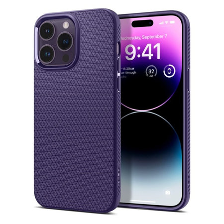 Spigen - Puzdro Liquid Air pre iPhone 14 Pro, Deep Purple