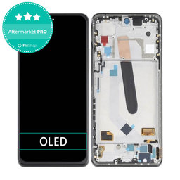 Xiaomi Mi 11i - LCD Displej + Dotykové Sklo + Rám (Black) OLED