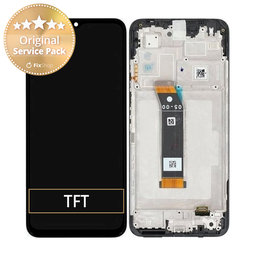 Xiaomi Poco M5, Redmi 10 5G - LCD Displej + Dotykové Sklo + Rám (Black) - 560001L19C00 Genuine Service Pack