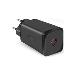 SBS - 65W Nabíjací Adaptér USB-C, PD, čierna