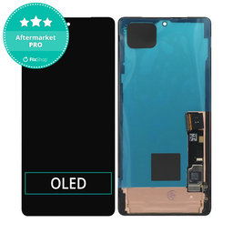 Google Pixel 7 Pro GP4BC GE2AE - LCD Displej + Dotykové Sklo + Rám (Obsidian) OLED