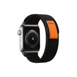 FixPremium - Remienok Trail Loop pre Apple Watch (38, 40 a 41mm), čierna