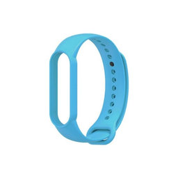 FixPremium - Silikónový Remienok pre Xiaomi Mi Band (5/6/7/7 NFC), modrá