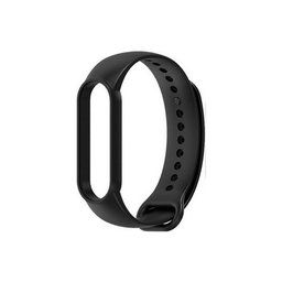 FixPremium - Silikónový Remienok pre Xiaomi Mi Band (5/6/7/7 NFC), čierna