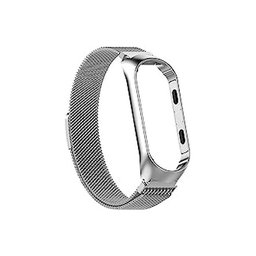 FixPremium - Remienok Milanese Loop pre Xiaomi Mi Band (5/6/7/7 NFC), strieborná