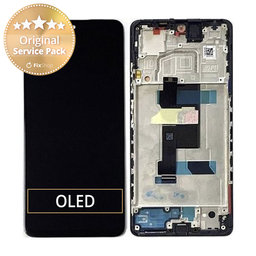 Xiaomi Poco X5 Pro 22101320G 22101320I - LCD Displej + Dotykové Sklo + Rám (Astral Black) - 5600010M2000 Genuine Service Pack