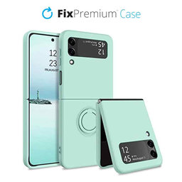 FixPremium - Puzdro Ring pre Samsung Galaxy Z Flip 4, zelená