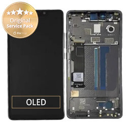 Xiaomi Mi 8 SE - LCD Displej + Dotykové Sklo + Rám (Gray) - 5601100010B6 Genuine Service Pack