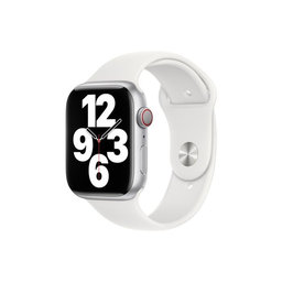 FixPremium - Silikónový Remienok pre Apple Watch (42, 44, 45 a 49mm), biela