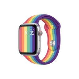 FixPremium - Silikónový Remienok pre Apple Watch (42, 44, 45 a 49mm), pride