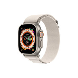 FixPremium - Remienok Alpine Loop pre Apple Watch (42, 44, 45 a 49mm), starlight