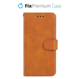 FixPremium - Puzdro Book Wallet pre iPhone 11 Pro Max, hnedá