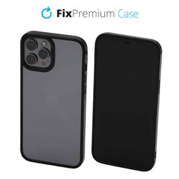 FixPremium - Puzdro Invisible pre iPhone 12 Pro Max, čierna