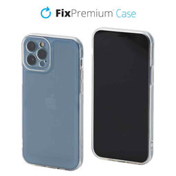 FixPremium - Puzdro Invisible pre iPhone 12 a 12 Pro, transparentná