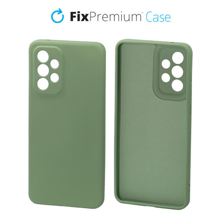 FixPremium - Puzdro Rubber pre Samsung Galaxy A33 5G, zelená