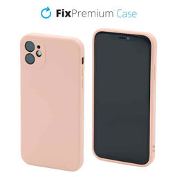 FixPremium - Puzdro Rubber pre iPhone 11, oranžová