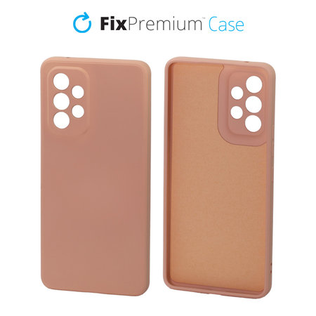 FixPremium - Puzdro Rubber pre Samsung Galaxy A53 5G, oranžová